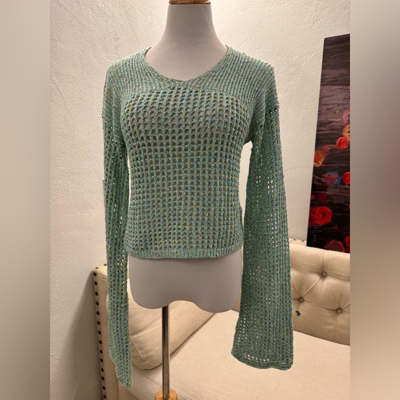ACNE STUDIOS V-NECK CROCHET JUMPER L - Picture 4 of 10